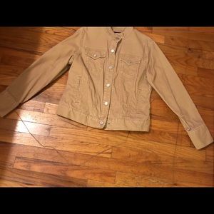 Corduroy jacket tan